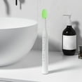 thumbnail image 2 of Silicone Toothbrush Caps For And Manual Toothbrush Heads|Green, 2 of 7