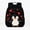 Blue Flower Cat, variant on Rainbow Owl Cartoon 13 Inch Backpack for Girls Toddler Backpack for Preschool Kindergarten Little Kids Small Back Pack Travel Daycare Bag for 3-6 Years
