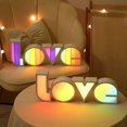 thumbnail image 2 of Led Decorative Colored Light String Valentine's Day Proposal Confession Light Box English Letters Modeling Lamp, 2 of 4