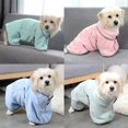 thumbnail image 7 of Pet Pajama With Hood Thickened Luxury Soft Cotton Hooded Bathrobe Quick Drying Super Absorbent Dog Bath Towel Soft Pet Nightwear, 7 of 7
