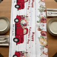 thumbnail image 5 of Table Runners 70 Inches Long Dress Scarves, Vintage Valentine's Day Farmhouse Coffee/Dining/Kitchen Table Decor, Holiday Table Runner, Floral Truck Romantic Wooden 13x70 Inch, 5 of 9