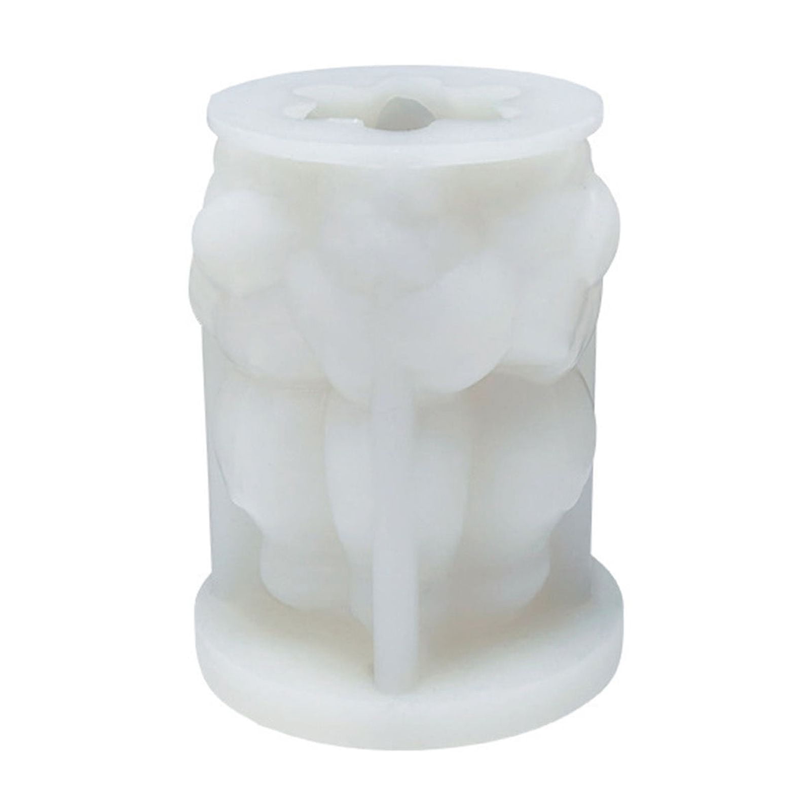 3D Pillar Candle Mold Craft Silicone Mold for Crafting Candle Plaster Art Crafts Room Ornament Cake Fondant Decoration