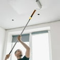 thumbnail image 2 of Paint Roller with Extended Removable Stainless Steel Pole Handle, Long Household, 2 of 9