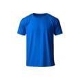 thumbnail image 1 of Playera Slim Fit Unisex Cuello Redondo Manga Corta Strech Color Azul Talla Mediana Marca Emil SaEs, 1 of 4