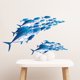 thumbnail image 5 of sweethay Adhesivo de pared de peces, papel tapiz transparente bonito, pegatinas de fondo, decoración del hogar, calcomanías de arte decorativas de Decoración del hogar sweethay HA077294-01, 5 of 6