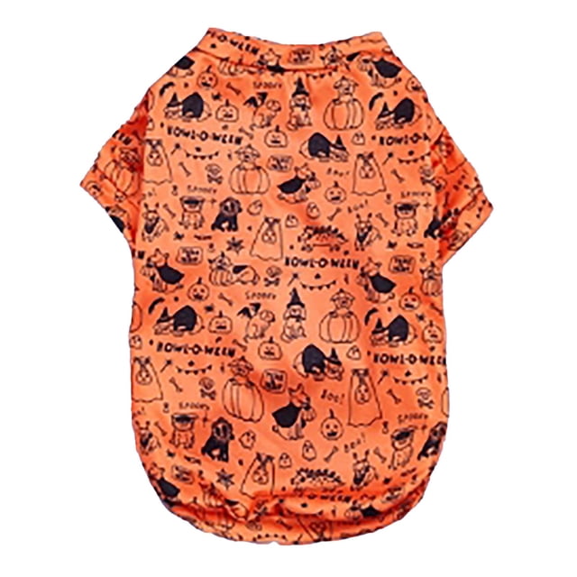 TIELUTT Halloween Universal Pumpkin Head Pet Clothes for Small Dogs Female Pet Clothes for Small Dogs Male Pet Clothes for Medium Dogs Female Pet Clothes Hangers And Rack Pet Clothes for Small Dogs