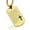 Gold, variant on Stainless Steel Covenant Prayer Dog Tag Pendant Necklace