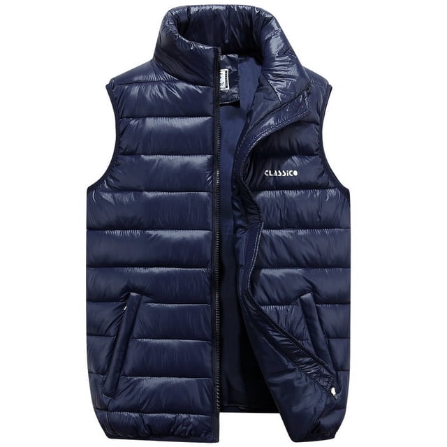 Chaleco de algodón grueso para jóvenes, chaqueta de hombro, de moda, de talla grande para hombres