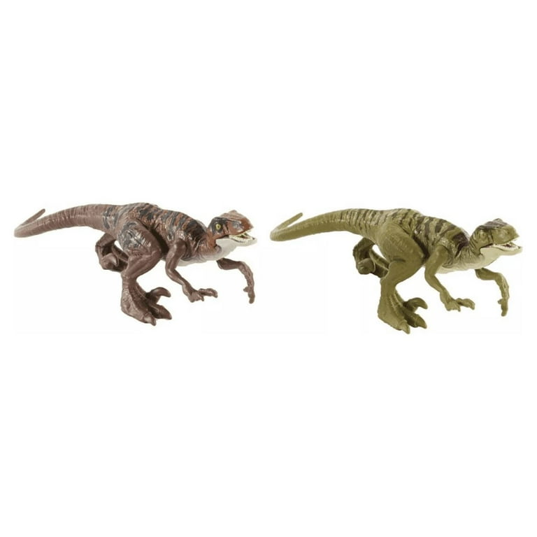 Mattel Jurassic World Camp Cretaceous Raptor Squad Action Figure Set, 4  Pieces