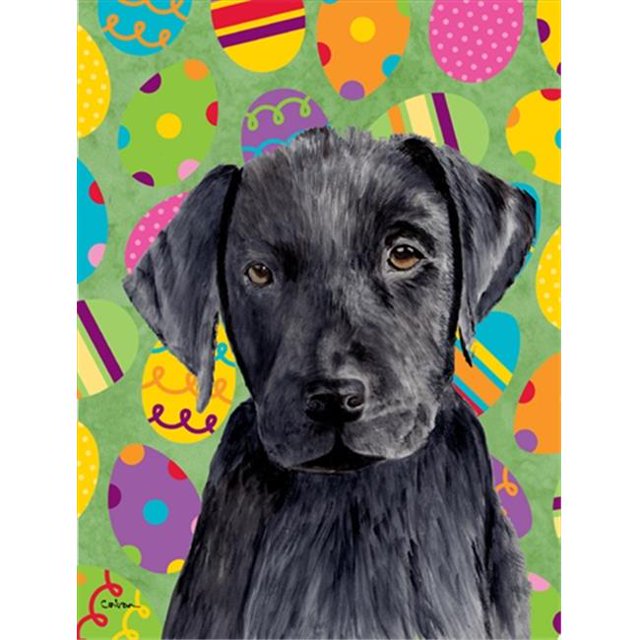 Drapeau de Jardin Eggtravaganza Labrador 11 x 15 Po.