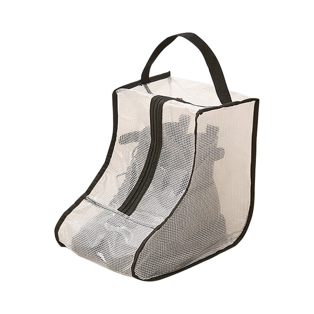 Xihbxyly Funda para Botas, Diseño de Pvc Transparente, Protección Antimoho, Asa Portátil Ancha, Organizador de Botas Cortas, Solución de Almacenamiento Estacional, Tamaño 20 X 40 Cm, Fácil de Limpiar