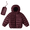 Wine, variant on Gpaecead 2-14Y Kids Lightweight Puffer Jacket Cute Girls Boys Hooded Warm Winter Coat Packable Outerwear With Pockets Black