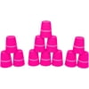 Quick Stack Cups - Speed Training Sports Stacking Cups - Set of 12 By Trademark Innovations (Pink)
