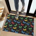 thumbnail image 2 of Multicolor Controllers Games Text Black Pattern Door Rugs,Washable Non Slip Door Mats Indoor,Decorative Door Mats,Entry Mat Indoor for Entrance,Bedroom,Kitchen,Bathroom,20"x32", 2 of 6