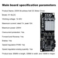 thumbnail image 2 of XY-BLDC 3 fases 200WDC 12V-30V Placa accionamiento Hall sin escobillas 10KHz Controlador PWM, 2 of 8