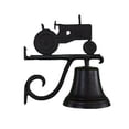 thumbnail image 1 of Cast Bell With Satin Black Tractor Ornament, 1 of 1