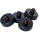 thumbnail image 1 of Sidaley 4 Uds. Almohadillas de goma para gato, adaptadores de gato para rueda de coche, protectores universales para campistas, accesorios de Herramientas de reparación de automóviles, 1 of 6