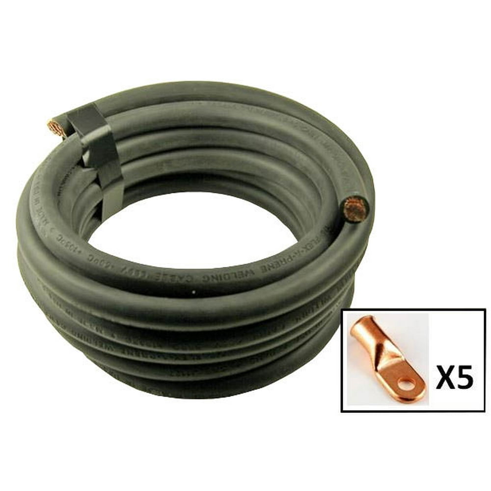 Crimp Supply UltraFlexible Car Battery/Welding Cable 1/0 Gauge