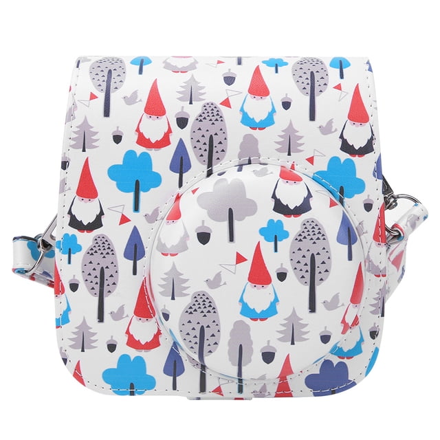 Bolsa para cámara para Instax, cámara instantánea portátil de PU, bolso para cámara de PU, bolso bandolera para cámara, materiales ecológicos Jadeshay A