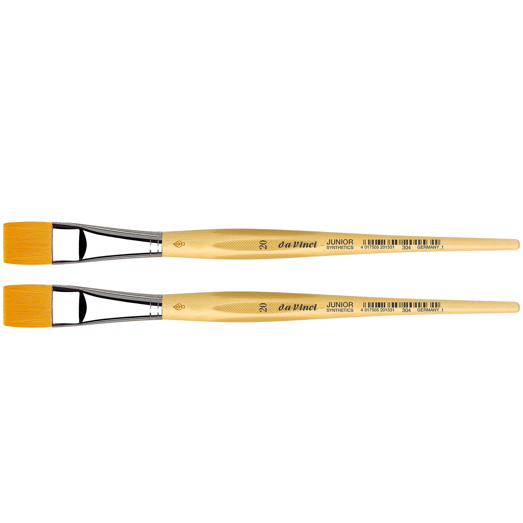 da Vinci JUNIOR Synthetics Student Brush, Synthetic, Tempera, Round, Series 304, Size 20, Pack of 2