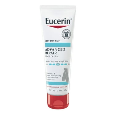 Eucerin Advanced Repair Foot Cream for Dry Feet, 3 oz Tube