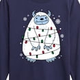 thumbnail image 3 of Instant Message - Yeti Lights Christmas - Toddler & Youth Long Sleeve Graphic T-Shirt, 3 of 6