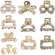 thumbnail image 1 of wonima44 10Pcs Mini Hair Claw Clip with Pearls Small Pearl Hair Claw Clips Fashion Rhinestone Metal Mini Hair Clips for Women Girls, 1 of 1