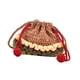 thumbnail image 4 of Bolso de hombro de crochet hecho a mano con forma de hamburguesa Grande, 4 of 9