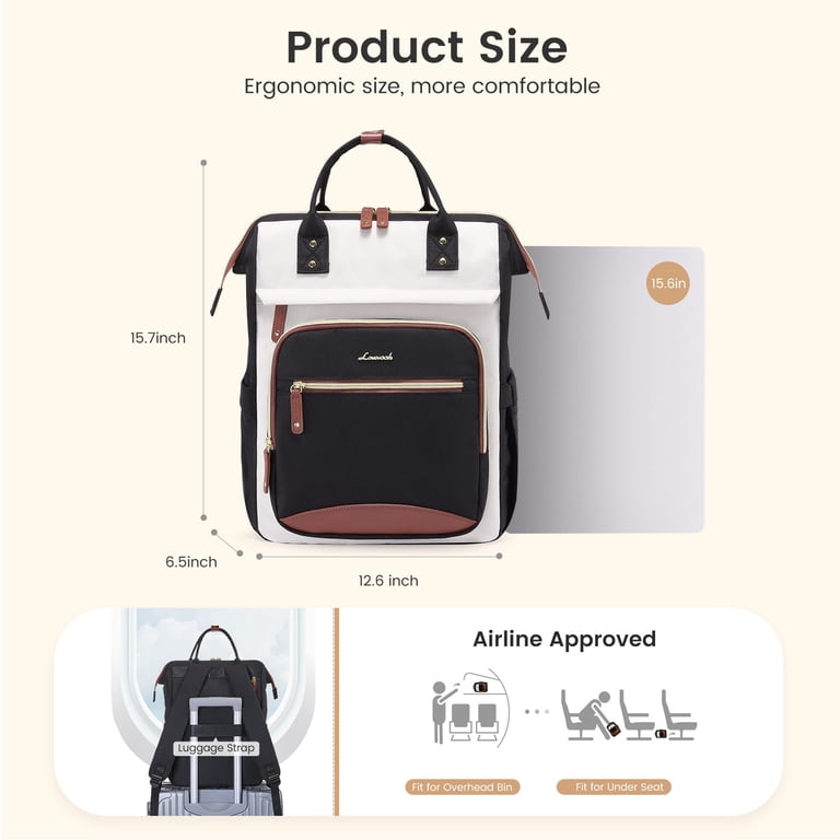 best laptop backpack for women ergonomically NOBLEMAN 25L Large Travel Women, Professional Adult Office Commuter Womens Computer Backpack, Luxury Lightweight Personal Item Bag For Airlines Fits 16 Laptop (Aqua) : Electronics Stylish womens laptop backpack for work LOVEVOOK Laptop Backpack for Women,