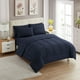 thumbnail image 1 of Set de edredón Sweet Home Collection de 7 piezas Navy Queen, 1 of 6