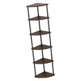thumbnail image 3 of jifeng Corner Shelf Corner Display Shelf Durability Frees Standing Easy to Install Storage Rack Multipurpose for Kitchen Office Home 152cm, 3 of 9
