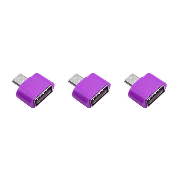 Sidaley Miniadaptadores OTG para teléfono móvil, lector de tarjetas, Micro USB, ratón Flash, teclado, expansiones Type1 NO1