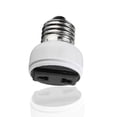 thumbnail image 4 of BIN E27 Screw Socket Lamp Light Holder Bulb Convert Female To Outlet C4I2 H4K4, 4 of 8