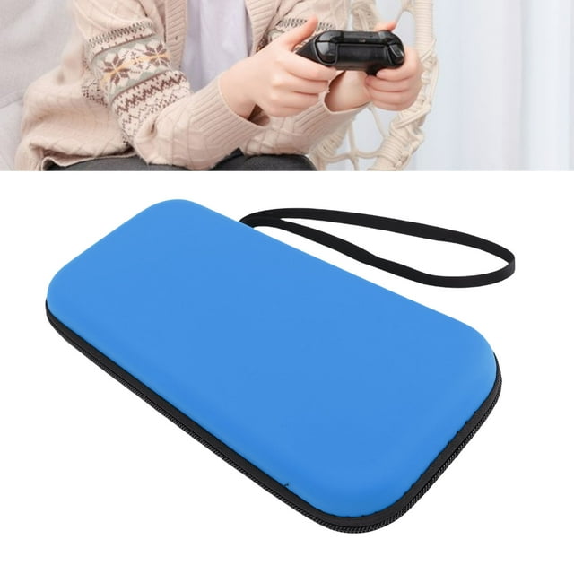 Carrying Case for 2 2025 Console, EVA Hard Protective Travel Storage Bag with 12 Game Card Slots, for Controller Charger Power Bank Headphones Accessories