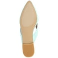thumbnail image 6 of Journee Womens Giada Slip On Almond Toe Mules Flats, 6 of 10