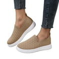 thumbnail image 3 of NOKIO Versatile Women'S Breathable Platform Sneakers Women'S Budget-Friendly Workout Shoes Women's Slip On Travel Soft Sole Comfortable Shoes Outdoor Mesh Runing Fashion Sports Breathable Shoes, 3 of 5