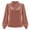 Pink, variant on Tqcoqu Women's Mock Turtleneck Velvet Top,Long Sleeve 2026 Fall Velour Shirts,Trendy Loose Dressy Casual Blouse Daily Wear