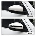 thumbnail image 3 of Car Exterior Accessories Rear View Mirror Stickers Decor Car Body Sticker Vinyl 4pcs (Black), 3 of 6