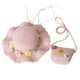 thumbnail image 1 of Sombrero de 56-58cm de circunferencia, Sombrero de Paja de verano para mujer, sombrero de protección solar, sombrero de playa, sombrero para el sol y conjunto de bolsa de paja, 1 of 5