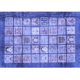 thumbnail image 1 of Ahgly Company Indoor Rectangle Abstract Blue Modern Area Rugs, 8' x 10', 1 of 4