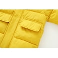 thumbnail image 7 of Godderr Kids Winter Down Coats with Hooded Cotton Mid Long Coat With Pocket Puffer Coat Warm down Jacket for Baby Boys Girls Toddler, 7 of 7