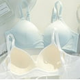 thumbnail image 3 of Girls Seamless Training Bras Molded Microfiber Thin Cotton Breathable Adjustable Straps Girls Training Bra No Wire A-Cup, 3 of 5