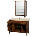 thumbnail image 6 of Wyndham Collection Wcv161648sunrmed Hatton 44" Free Standing Vanity Set - Dark Chestnut /, 6 of 7