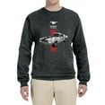 thumbnail image 2 of Wild Bobby, Ford Mustang 50 Years, Cars and Trucks, Unisex Crewneck Graphic Sweatshirt, Heather Black, 3X-Large, 2 of 4