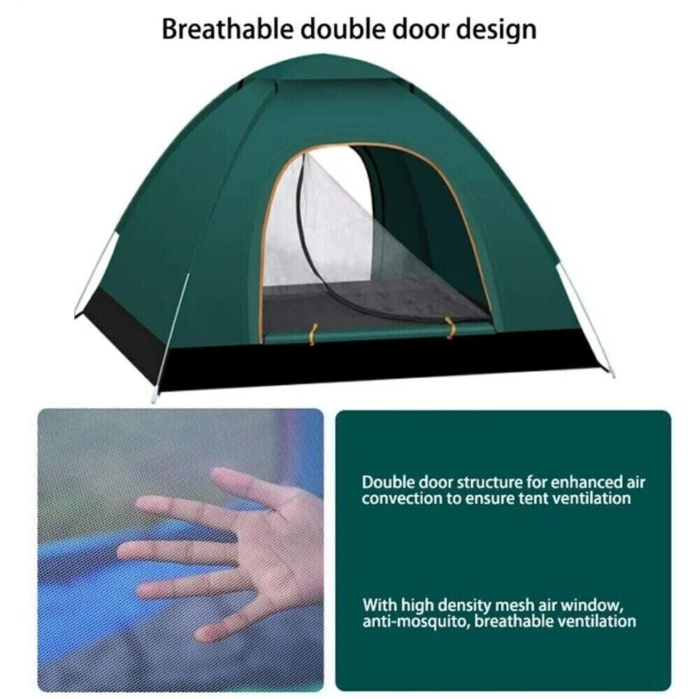 Waterproof 2 Person Tent Backpacking Hiking Camping Tent Sun Shelter Best New