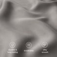 thumbnail image 5 of Bare Home TENCEL™ Sheet Set - Lyocell derived from Eucalyptus - King, Light Gray, 5 of 9