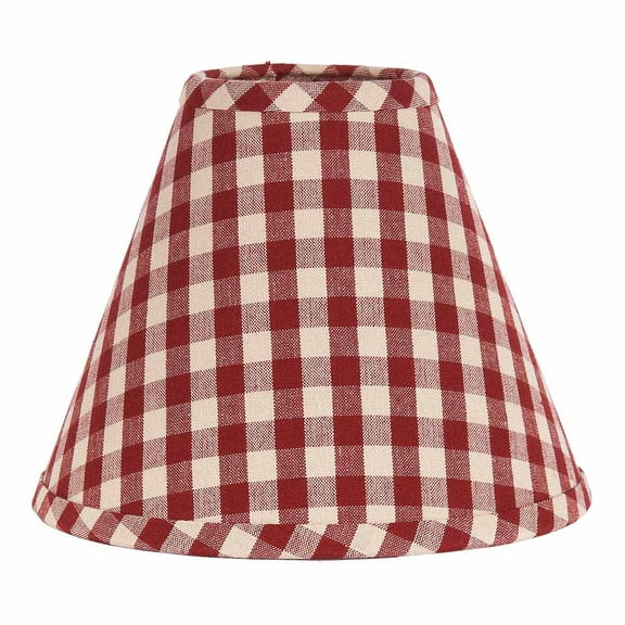 Heritage House Barn Red 12" Bulb Clip Lampshade by Raghu