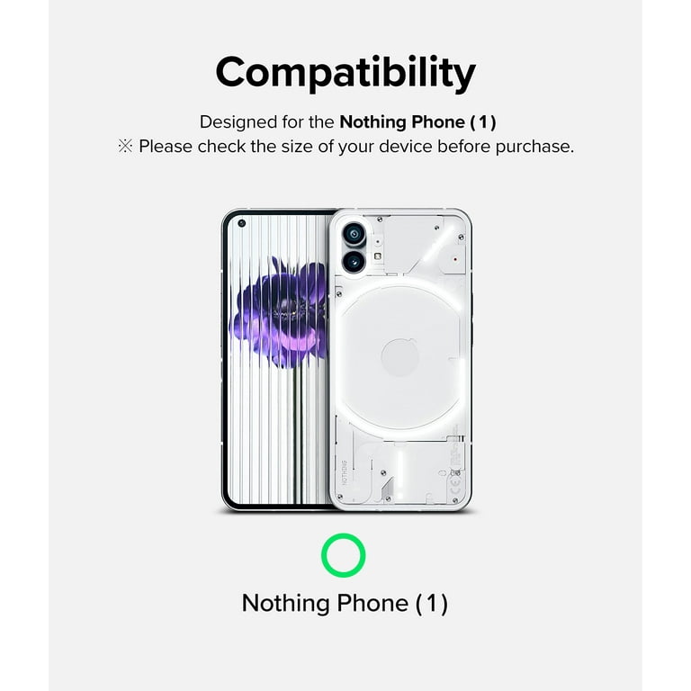 JETech Case For Nothing Phone 2, Non-Yellowing Shockproof Phone Bumper Cover, An - Foto 8