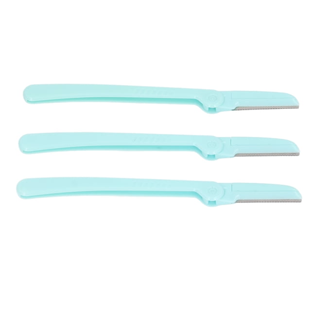 Maquinilla De Afeitar Facial, Moldeador De Cejas, Ligero, 3 Piezas, Patrón De Dibujos Animados Lindo Portátil Para Maquillaje De Viaje En Casa Para Cabello Fino O Grueso