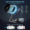 thumbnail image 3 of ARIAGLINT 3-in-1 Wireless Charger, 20W Fast Charging Stand Compatible with iPhone, Apple Watch & AirPods, Portable Charging Station for Home, Office and Travel, 3 of 7